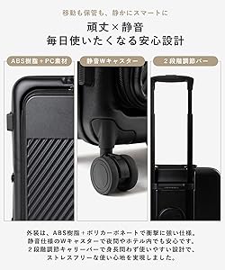 45L ブラック UNKNOWN&Co. スーツケース 折りたたみ可能 可変式 Amazon | [UNKNOWN＆Co.] ［アンノウンアンドコー］ しまえる
